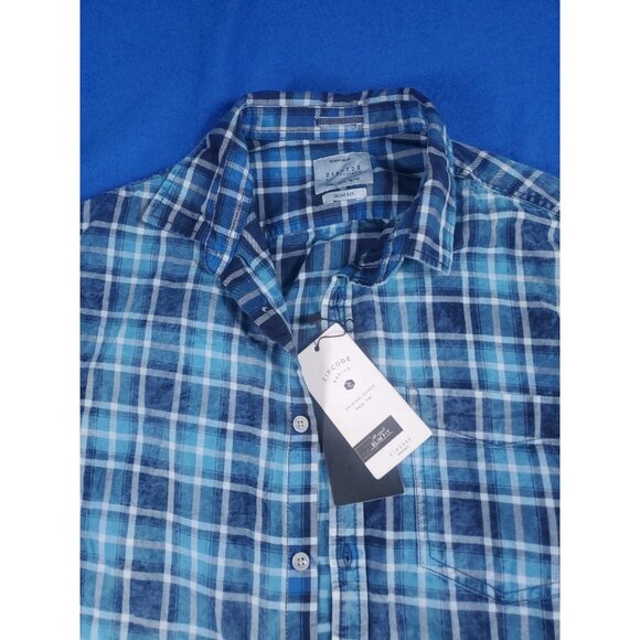 Zip code Ricky Singh Button Down Shirt Men's Size Large NEW With Tag - Picture 5 of 14